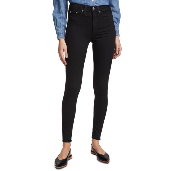 rag & bone Denim - NWOT Rag & Bone/JEAN Black 10” Skinny Jeans size 24